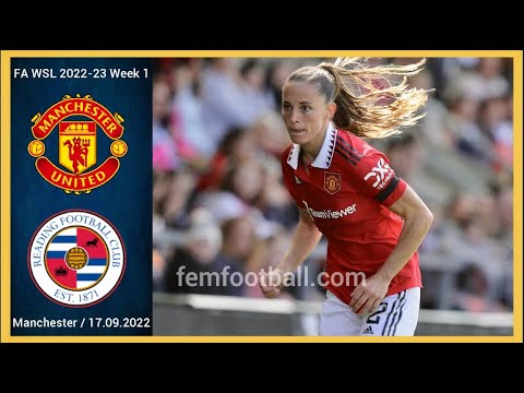 [4-0] | 17.09.2022 | Manchester United Women vs Reading Women | FAWSL 2022-23 | Week 1