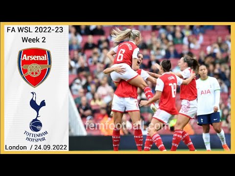[4-] | 24.09.2022 | Arsenal Women vs Tottenham Hotspur Women | FAWSL 2022-23 Week 2