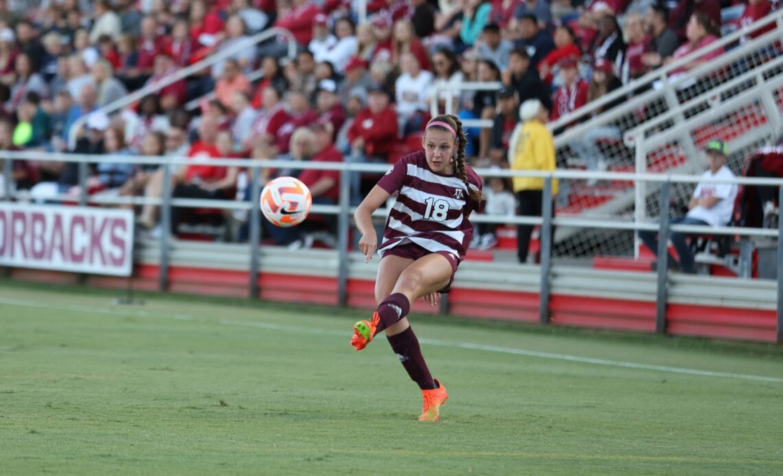 Aggies Edged out by No. 12 Arkansas, 1-0 - Texas A&M Athletics