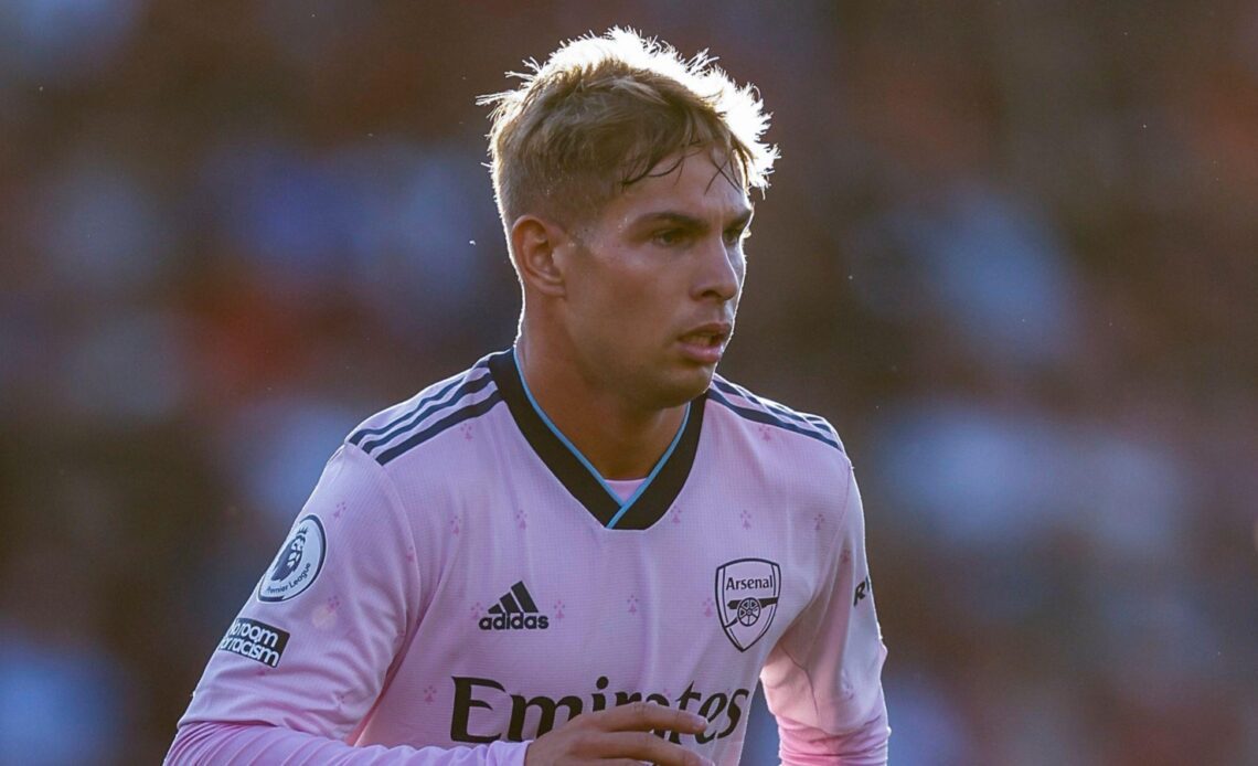 Arsenal midfielder Emile Smith Rowe during a match