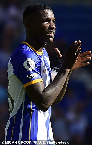 Moises Caicedo has made six appearances for Brighton so far this season