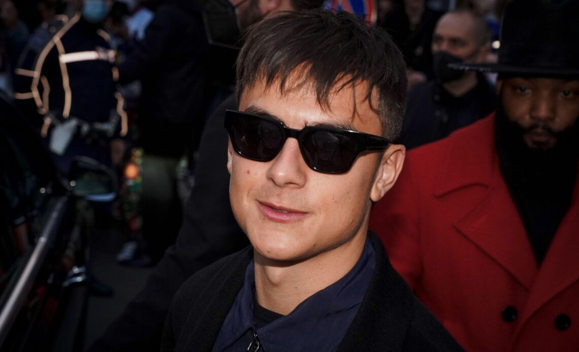 Nottingham Forest-linked forward Paulo Dybala at the Emporio Armani fashion show