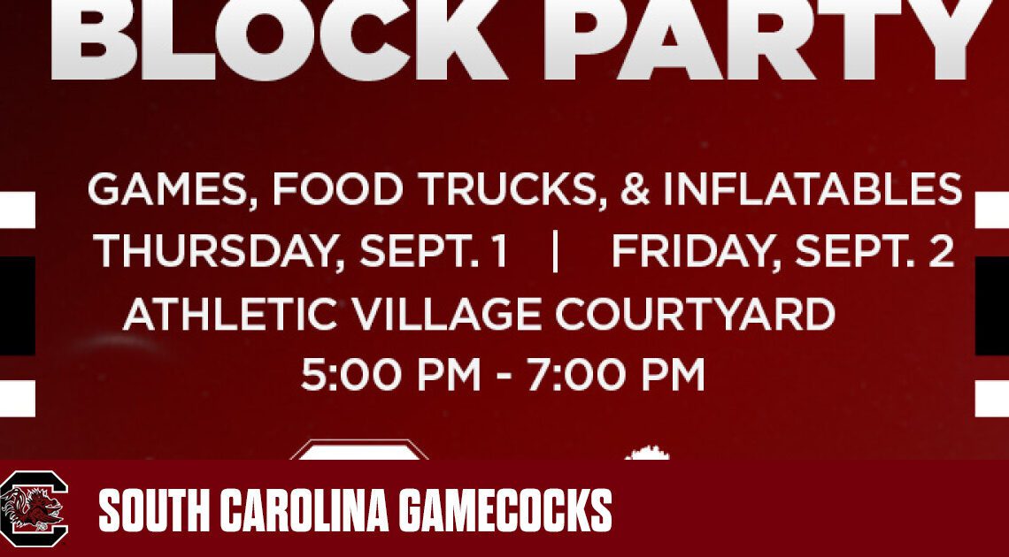 Gamecock Soccer to Host Block Parties September 1 and 2 – University of South Carolina Athletics