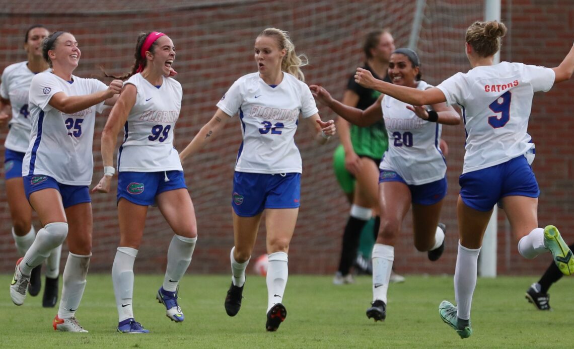 Gator Soccer Opens SEC Home Action Friday with Tennessee