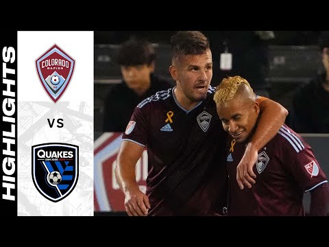 HIGHLIGHTS: Colorado Rapids vs. San Jose Earthquakes | September 14, 2022