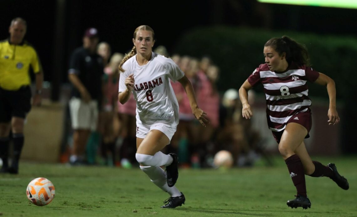 Knox Highlights No. 6 Alabama In 3-0 Win Over Texas A&M