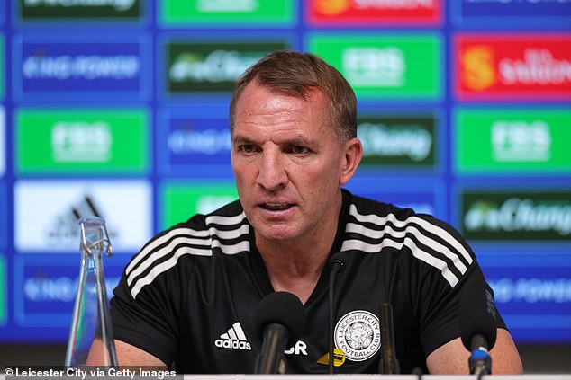 Manager Brendan Rodgers (above) is confident he has the full support of Leicester's hierarchy
