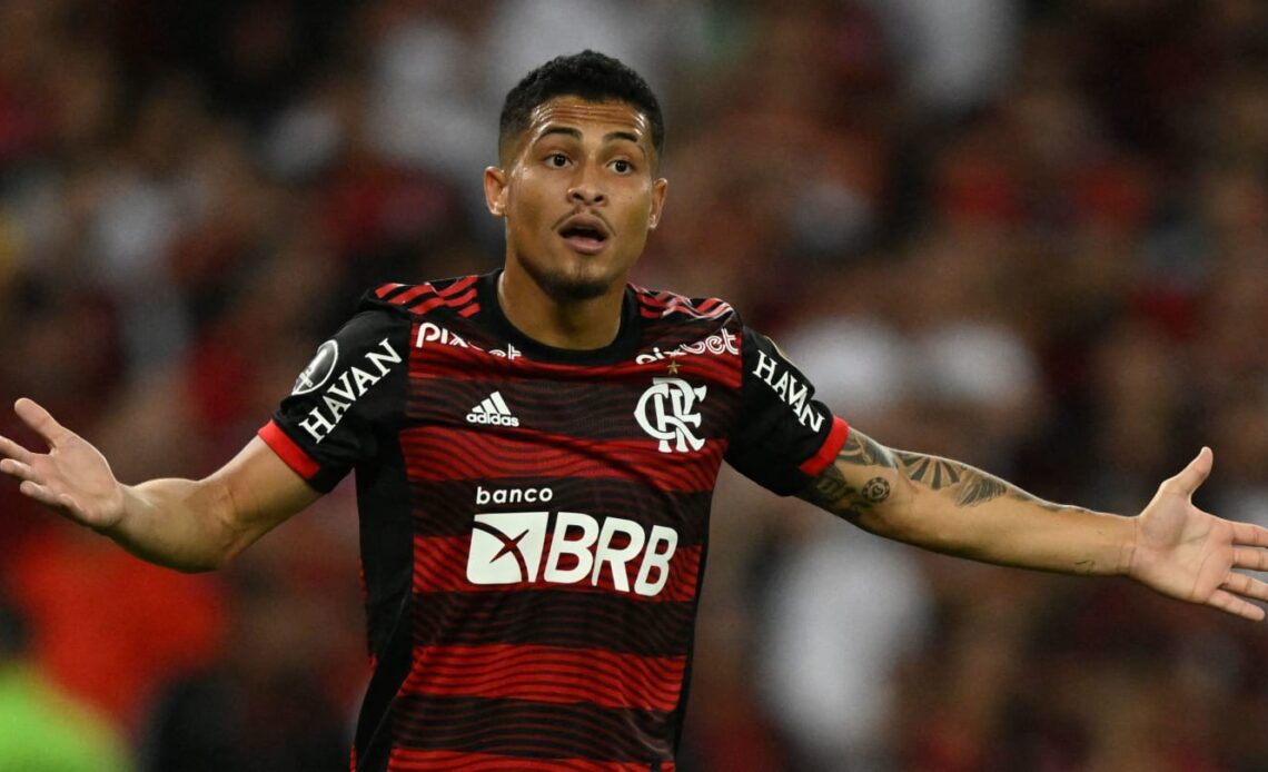 Liverpool & Real Madrid remain keen on Flamengo midfielder Joao Gomes