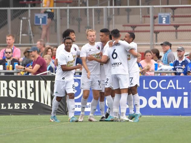 North Carolina FC celebrates win