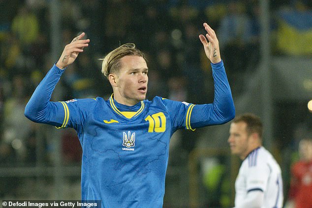Newcastle are reportedly lining up a £50million bid to sign Mykhaylo Mudryk in January