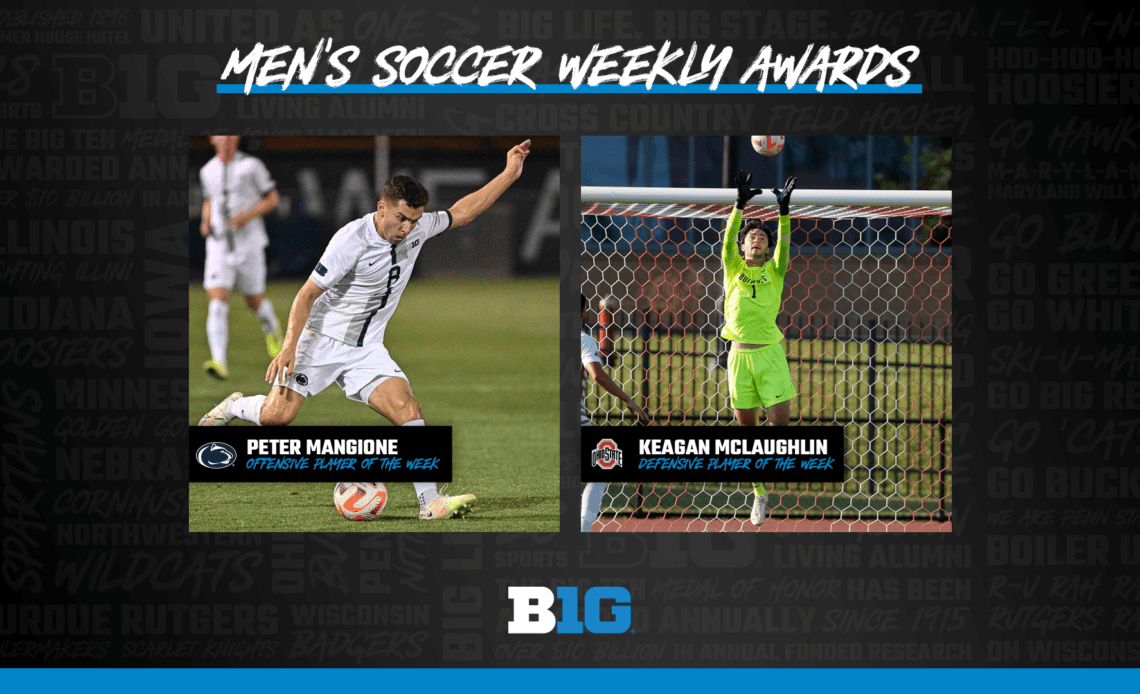 Ohio State and Penn State Receive Weekly Men’s Soccer Honors
