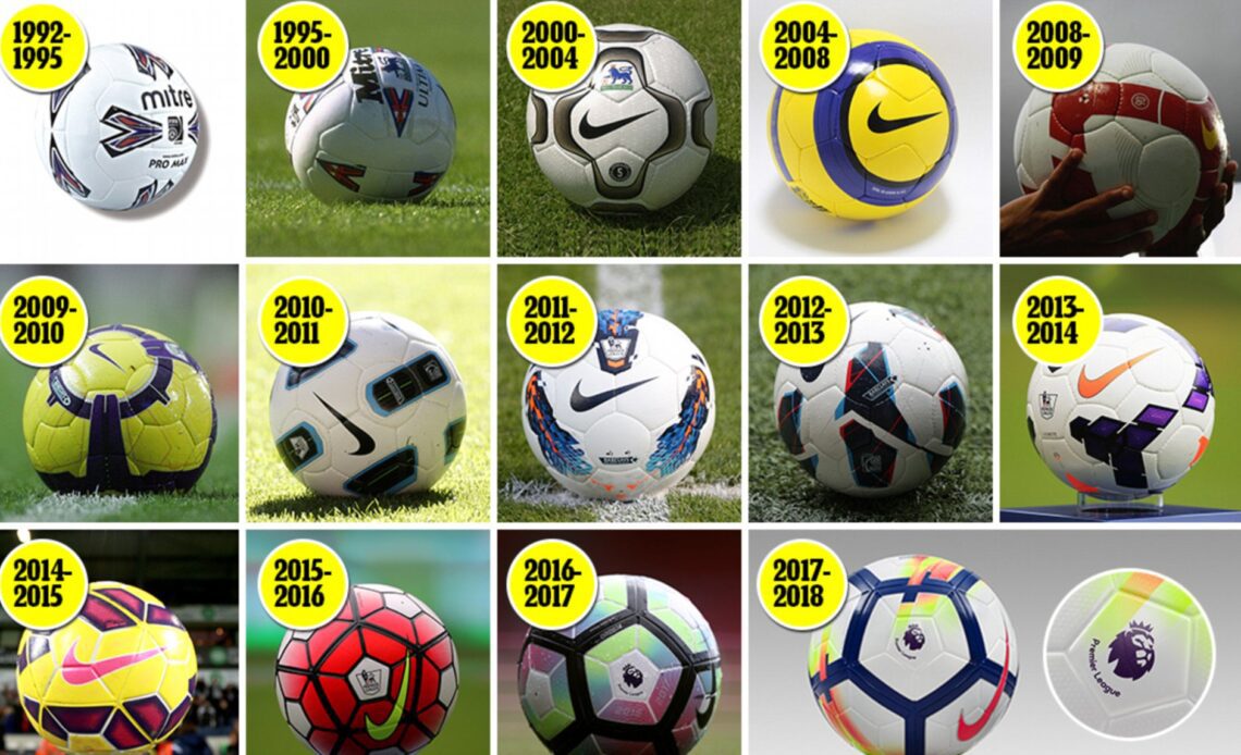 PL match balls 1992-2022