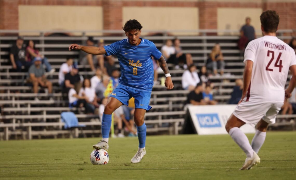 UCLA Blanks Westmont, 2-0, in Exhibition Opener