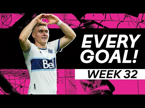 Watch Every Single Goal from Week 32 in MLS!