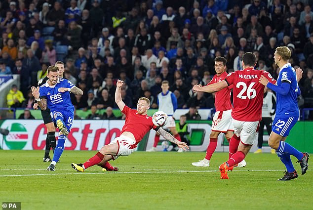 Leicester secured their first win of the season to pile the pressure on Forest boss Cooper