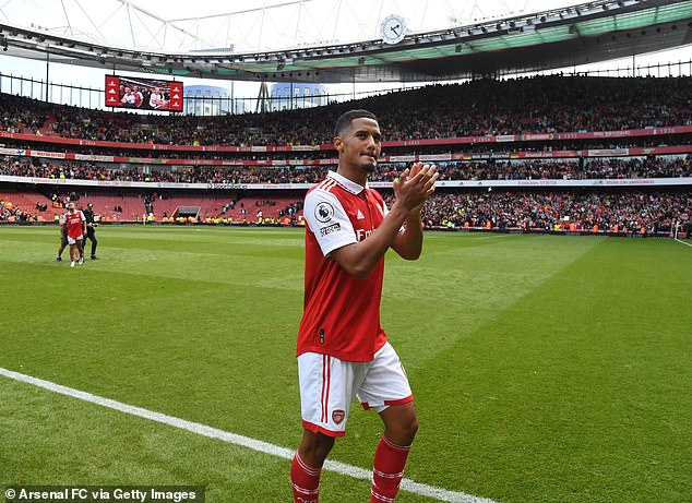 Saliba has impressed this season and has helped the Gunners in their solid start to the season