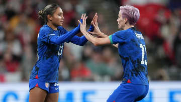 Alyssa Thompson made her USWNT debut against England at Wembley