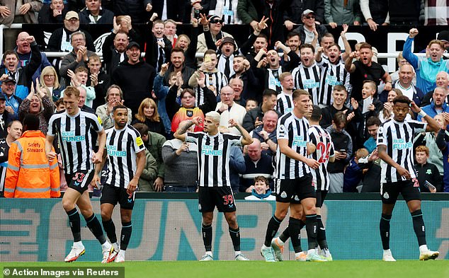 Below, Sportsmail reveals who makes the list - with several Newcastle players (above) included