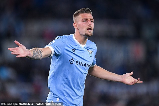 The Gunners are hopeful of securing the services of Lazio midfielder Sergej Milinkovic-Savic