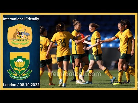 [4-1] | 08.10.2022 | Australia vs South Africa | HIGHLIGHTS  Women´s Football International Friendly