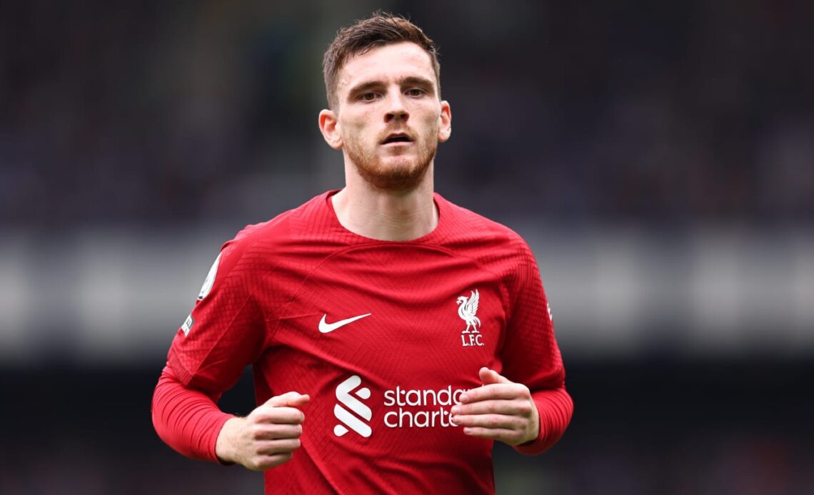 Andy Robertson set to miss Liverpool's clash with Rangers