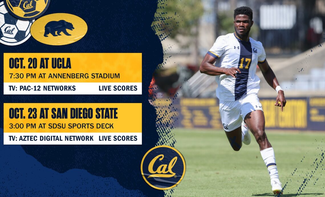 Cal Clashes With UCLA, SDSU In Socal