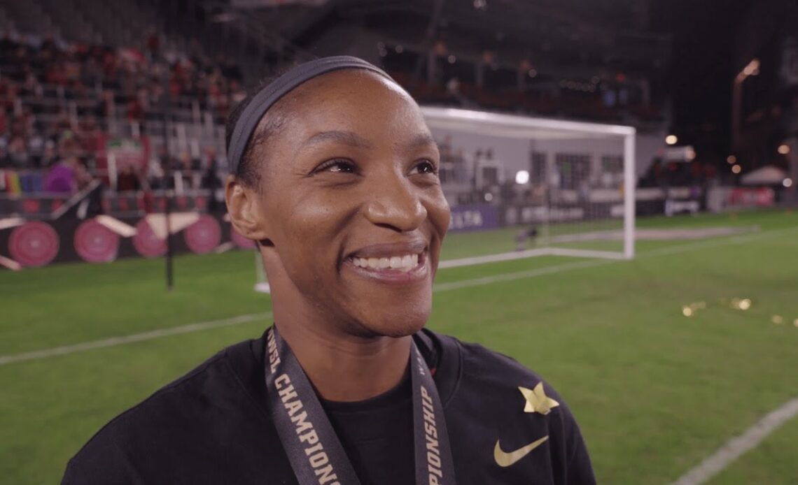 Crystal Dunn: "This group really empowered me, encouraged me to get back on the pitch with them."