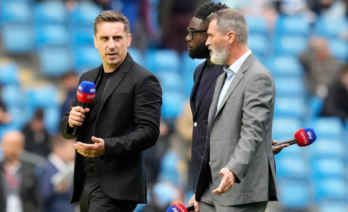 Former Man Utd defender Gary Neville and Roy Keane have a debate