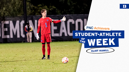 Hamill Named PNC Achievers Student-Athlete of the Week