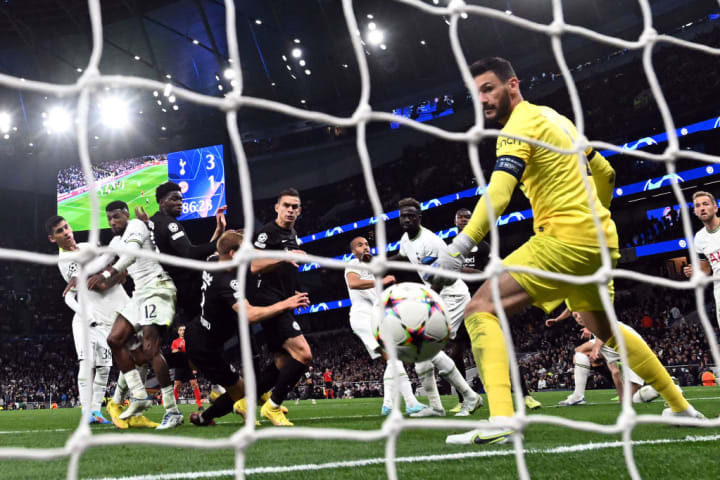 Tottenham concede late on against Eintracht Frankfurt