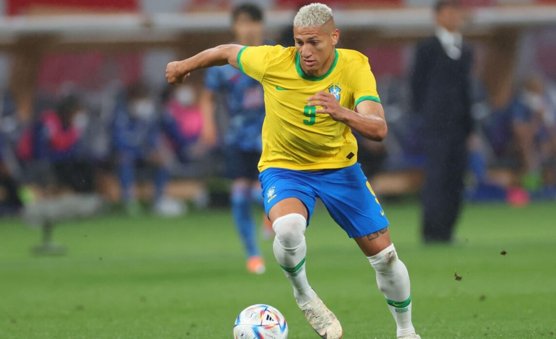 Reported Tottenham target Richarlison in action