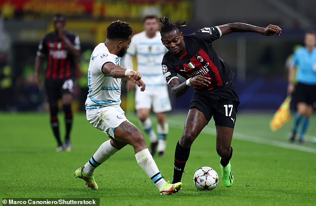 Man United sent scouts to watch AC Milan star Rafael Leao - who is 'high on Erik ten Hag's hitlist' 