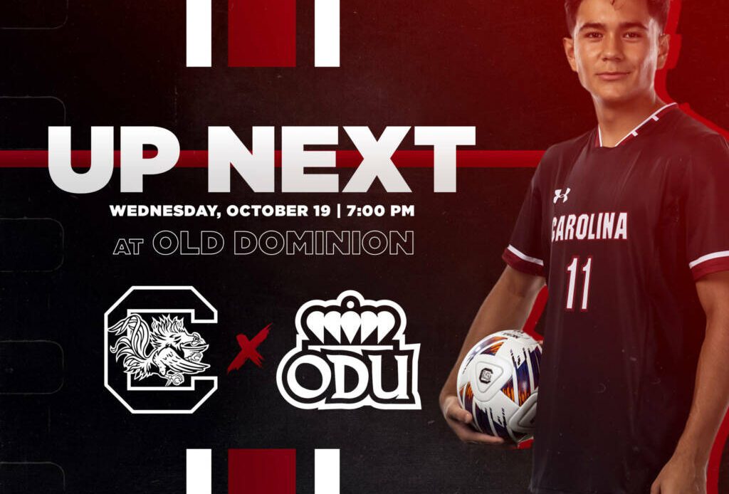 Men’s Soccer Wraps Up Road Trip at Old Dominion Wednesday – University of South Carolina Athletics