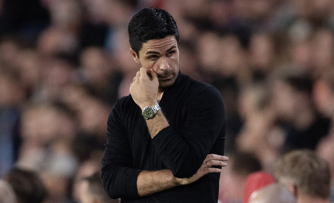 Mikel Arteta calls for Arsenal to 'reset' after 'worrying' PSV defeat