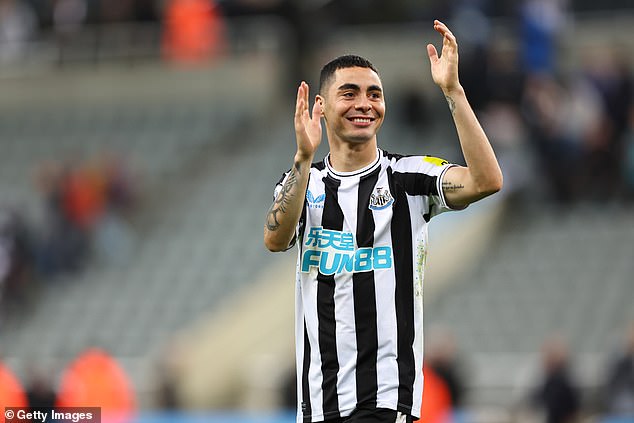 Newcastle's Miguel Almiron is indicative of the progress the club has made under Eddie Howe