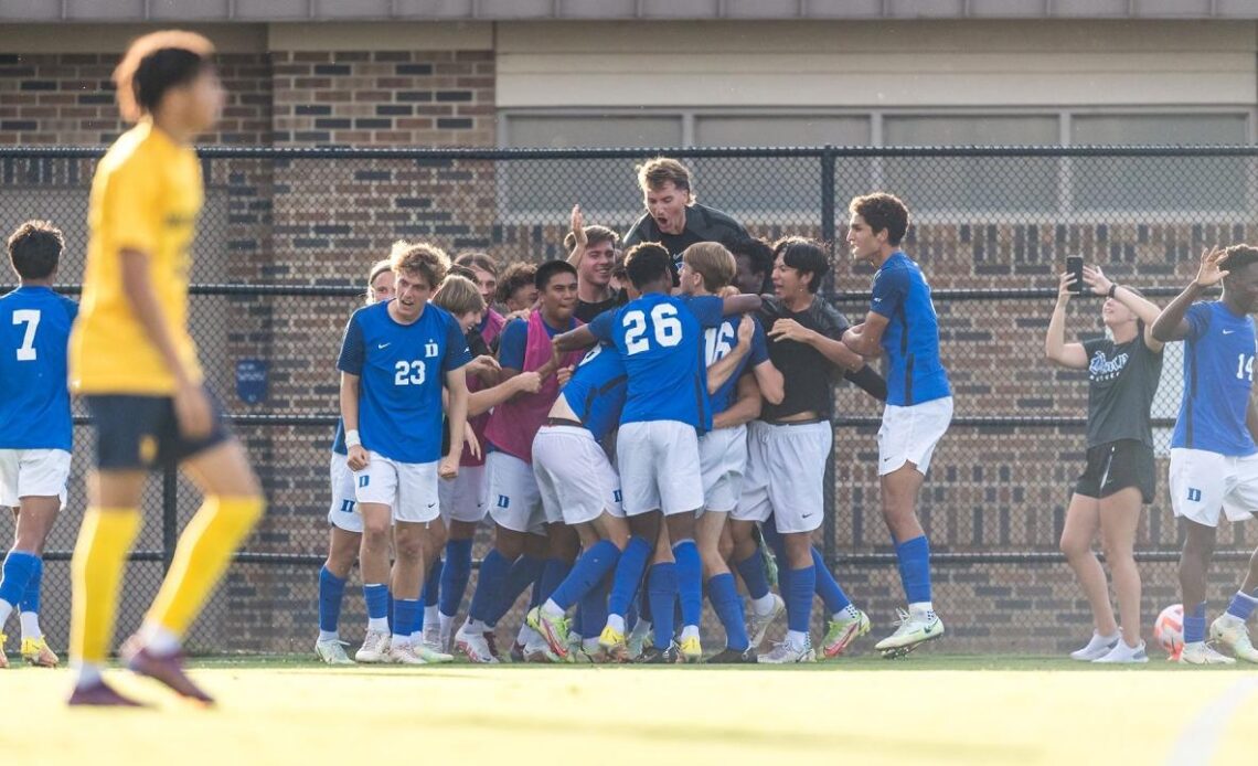 No. 4 Duke men's soccer upsets No. 1 Wake Forest, delivers Demon Deacons first loss of season