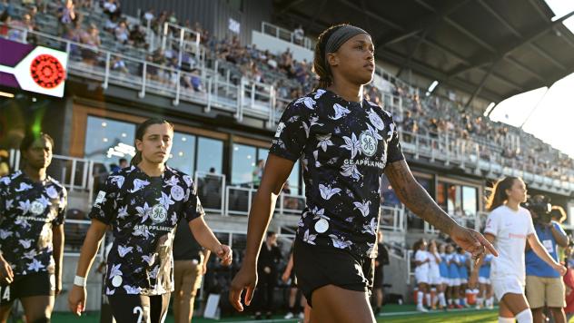 Racing Louisville FC forward Jess McDonald