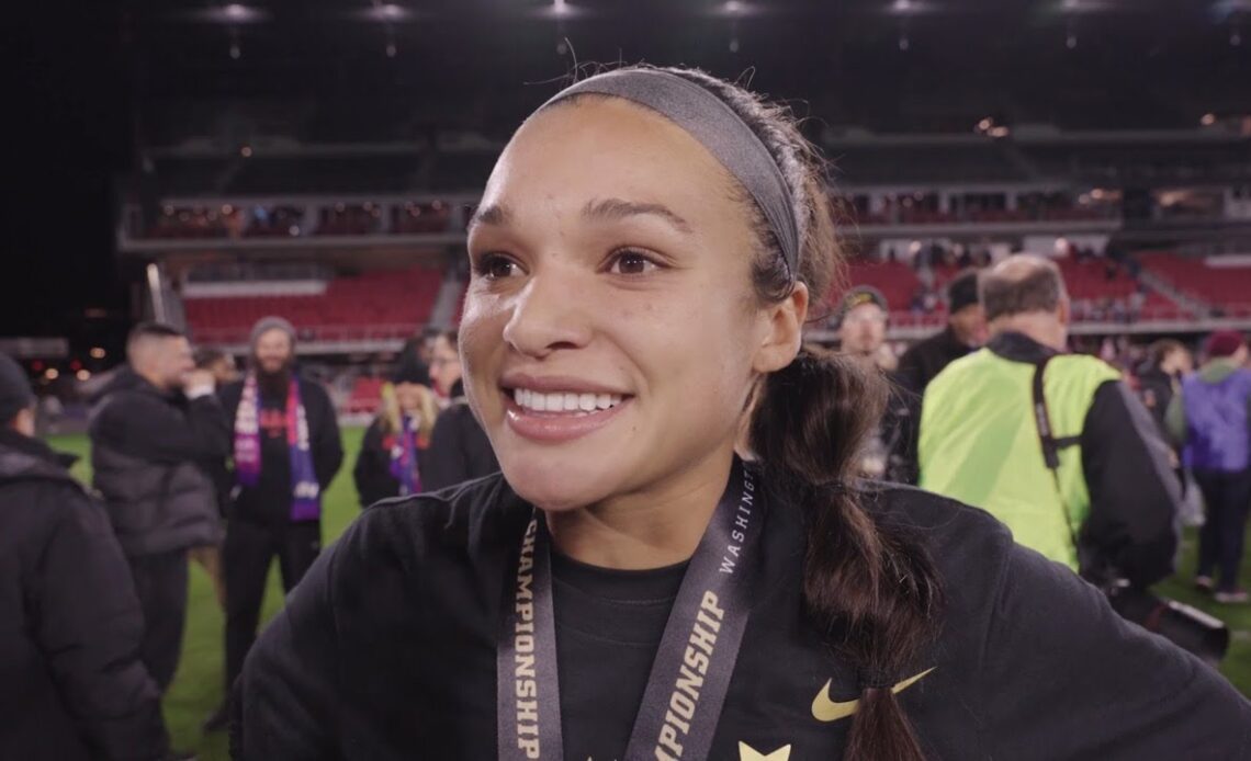 Sophia Smith: "I think we were just aggressive. Our backline was like a brick wall."