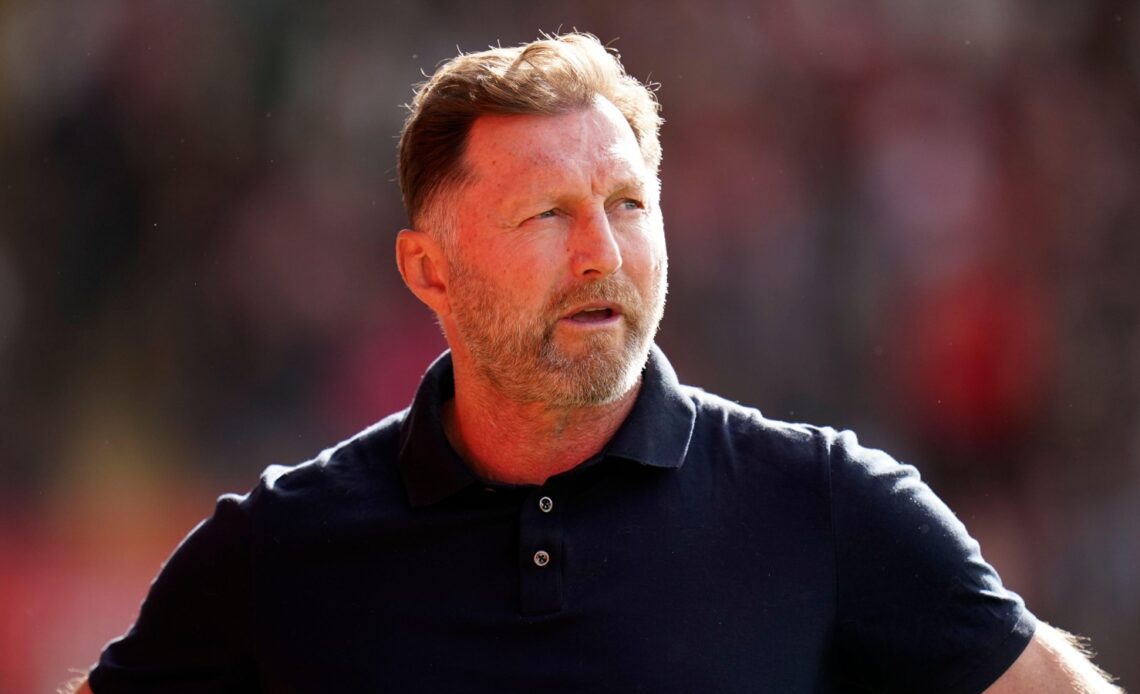 Southampton manager Ralph Hasenhuttl during a match