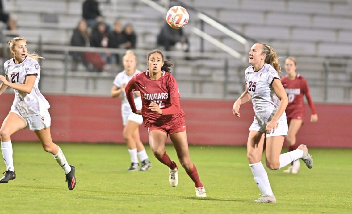 Sun Devil Soccer hands WSU its first home loss of the season in 2-0 win