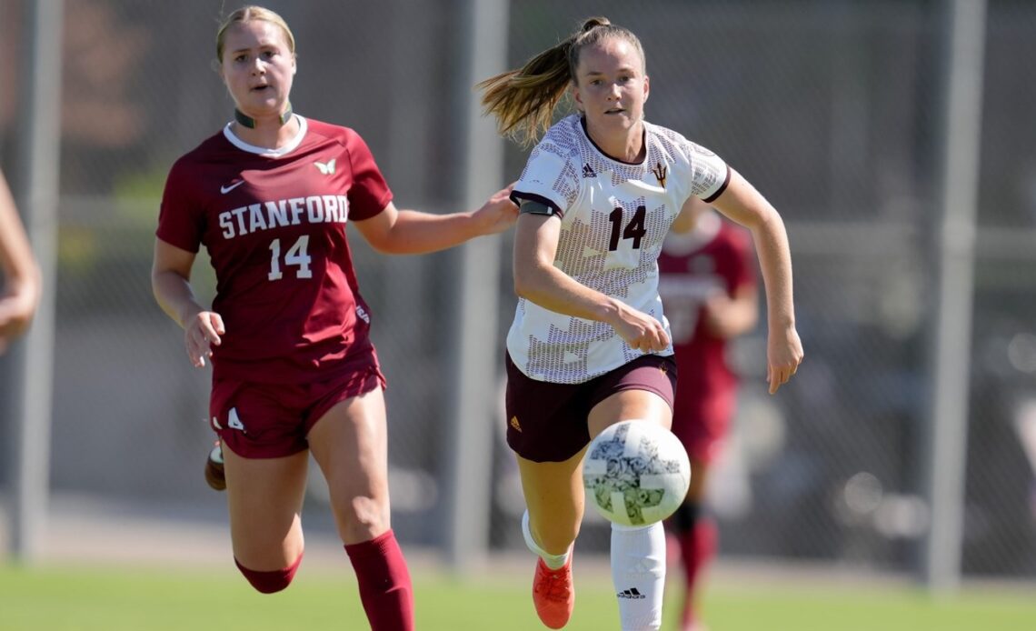 Sun Devil Soccer’s unbeaten streak snapped at eight in loss to Stanford