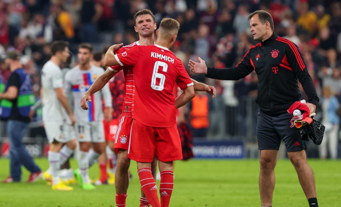 Thomas Muller and Joshua Kimmich isolating with Covid-19
