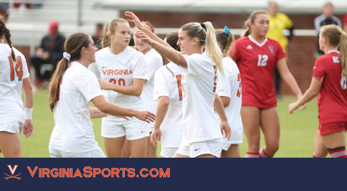 Virginia Women’s Soccer Highlights vs. NC State 10.23.22