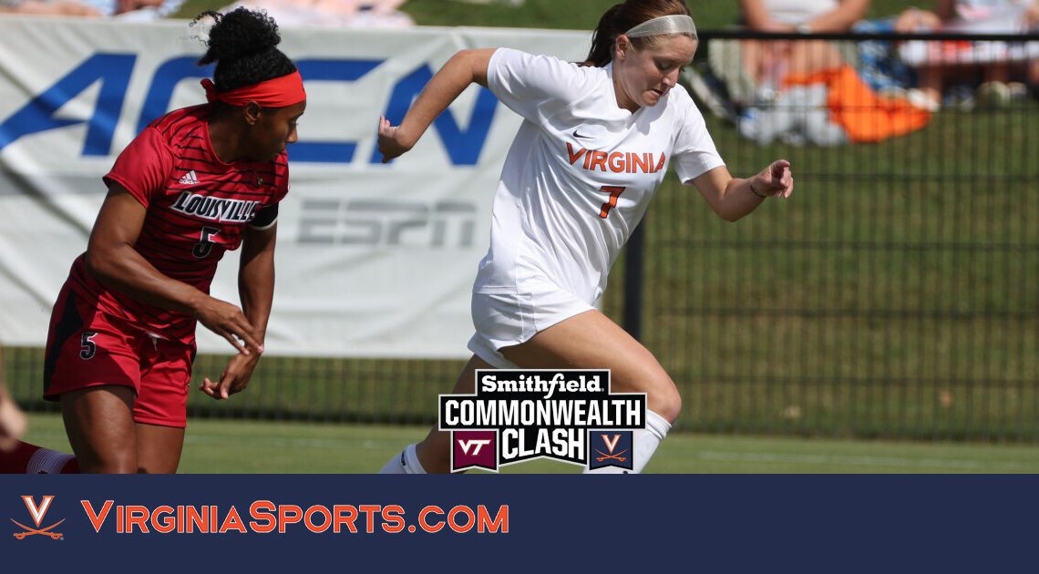 Virginia Women's Soccer | No. 13 Virginia To Face Virginia Tech In Smithfield Commonwealth Clash