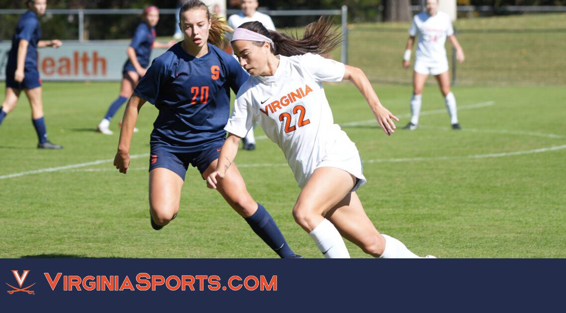 Virginia Women's Soccer | No. 2 Virginia Draws With Syracuse 2-2