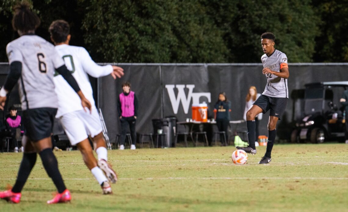 Wake Forest Hosting Final Non-Conference Regular Season Match Against Wofford