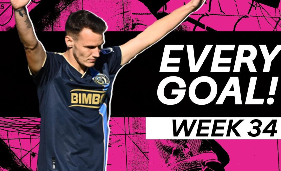 Watch Every Single Goal from Week 34 in MLS!