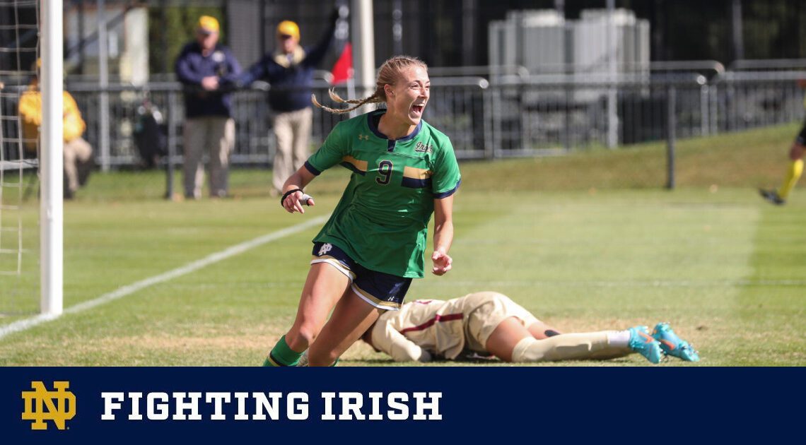 Wingate, Wood, Sweep ACC POTW Honors – Notre Dame Fighting Irish – Official Athletics Website