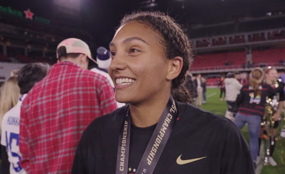 Yazmeen Ryan on the traveling fans: "It feels amazing. It feels almost like we're at home."