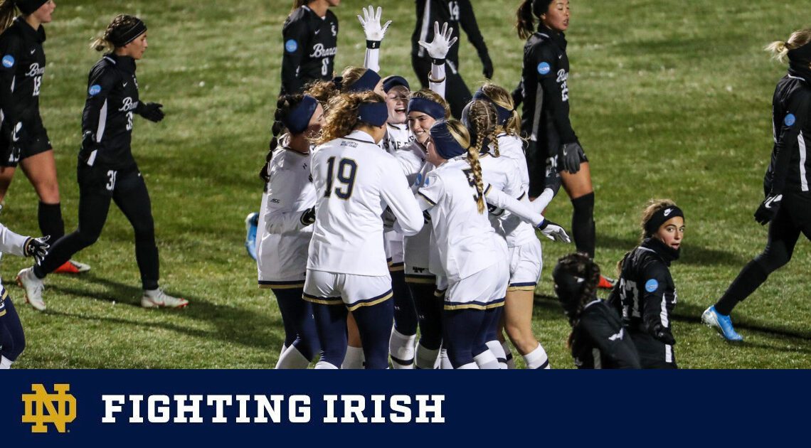 #1 Irish Remained Hot in the Cold with 4-0 Win over Santa Clara – Notre Dame Fighting Irish – Official Athletics Website